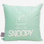 almofada fibra veludo 40x40cm snoopy