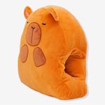 almofada formato huggy capivara