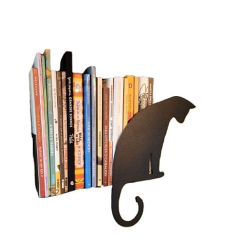aparador de livros aço gato