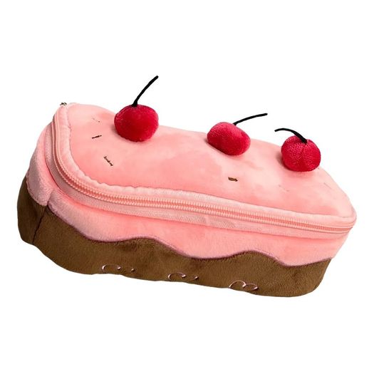 estojo simples bolo cereja diversas cores estojo simples bolo cereja diversas cores