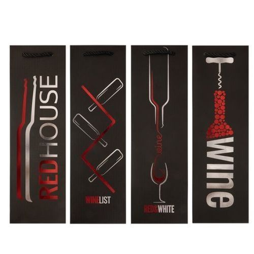 sacola para presente garrafa 11x9x35cm