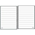 caderno música 80 folhas capa dura grande