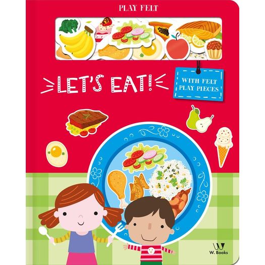 lets eat! - with felt play pieces
