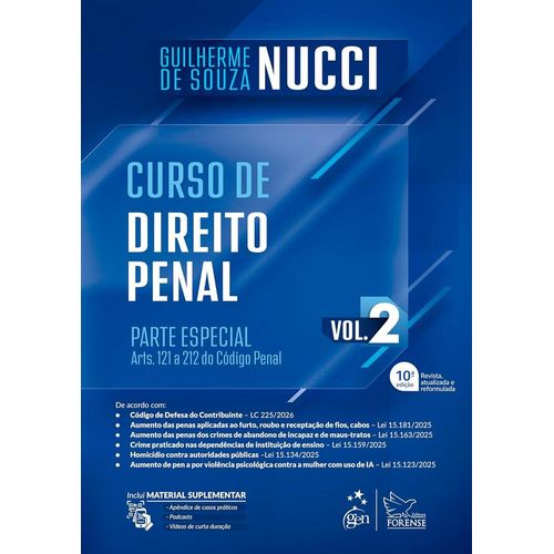 curso de direito penal - parte especial vol 2 - nucci