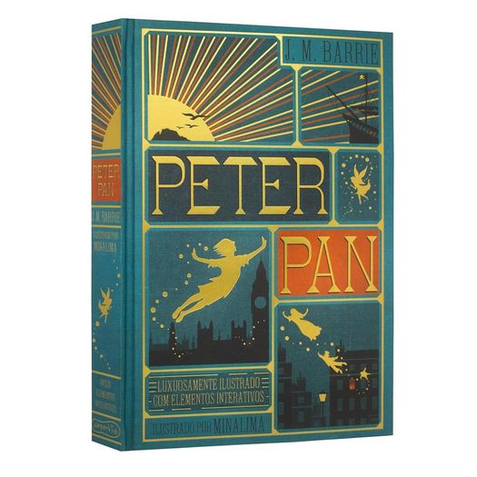 peter pan - edição de luxo ilustrada e com elementos interativos do estúdio minalima peter pan - edição de luxo ilustrada e com elementos interativos do estúdio minalima