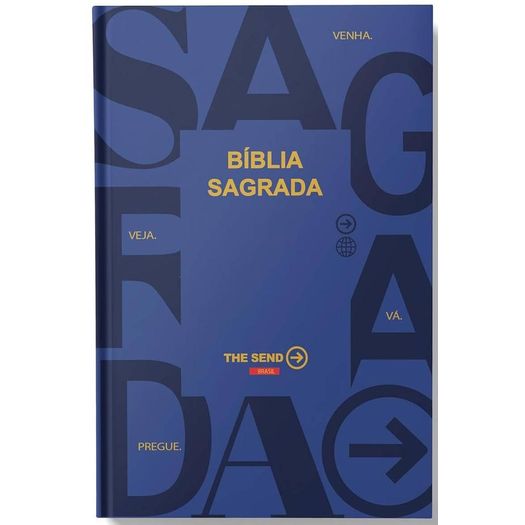 bíblia the send - azul bíblia the send - azul