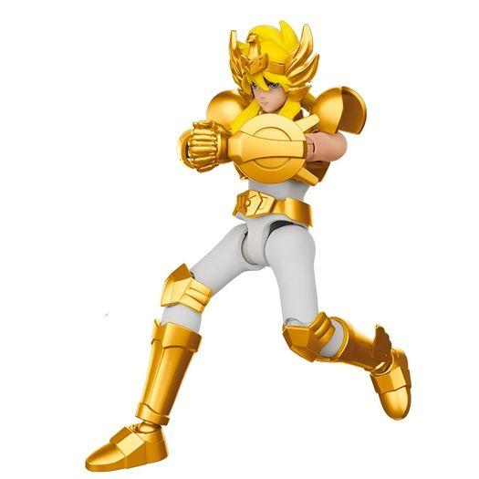 saint seiya - galaxy version 02 - cygnus hyoga - golden bronze cloth edition (model kit) - blokees