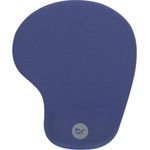 mouse pad com apoio em gel - azul - bright