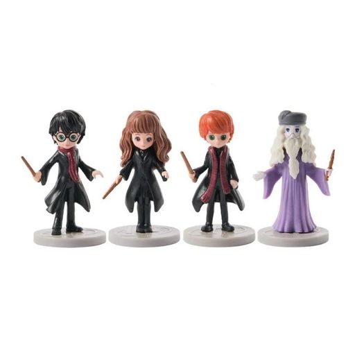 mini boneco colecionável harry potter e personagens modelos diversos