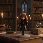 mini boneco colecionável harry potter e personagens modelos diversos