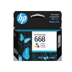 cartucho hp 668 (7fp36vl) colorido - 3ml