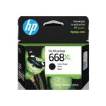 cartucho hp 668xl (7fp39vl) preto - 5,5ml