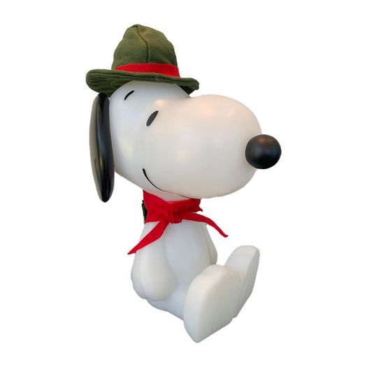 luminária decorativa bivolt snoopy escoteiro luminária decorativa bivolt snoopy escoteiro