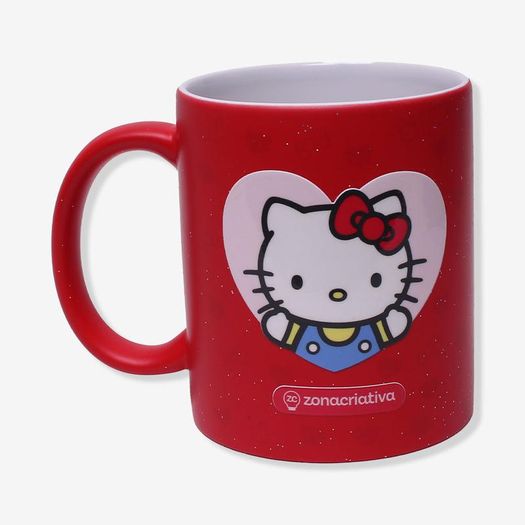 caneca magic 350ml hello kitty vermelha
