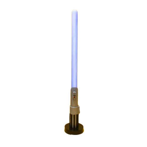 luminária decorativa sabre luke skywalker star wars