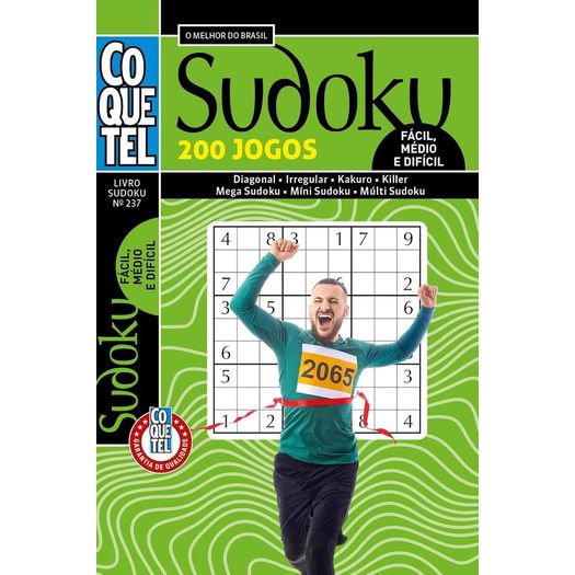 sudoku - nivel fácil médio difícil - livro 237