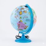 globo terrestre mappa e mondo 25cm com luz