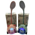 luminária de mesa com led bichinho com apontador e cabo usb