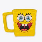 caneca 450ml formato 3d bob esponja