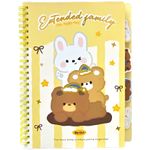 caderno-a5-espiral-divisorias-animal-bread-diversos-modelos