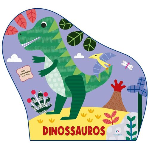 dinossauros - livro com quebra cabeça
