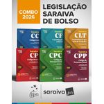 kit legislação saraiva de bolso 2026