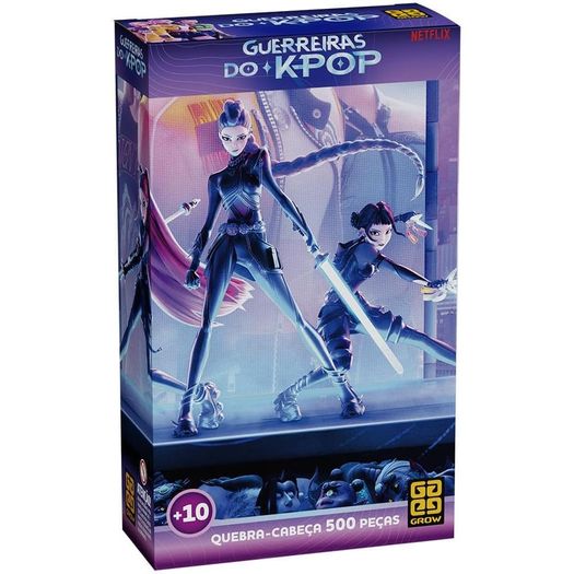 quebra cabeça 500 peças guerreiras do k-pop