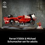 ferrari f2004 e michael schumacher (11375) - lego
