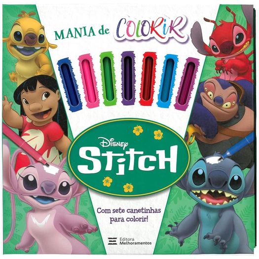 mania de colorir - stitch