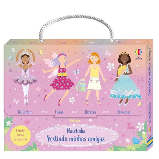 maletinha: vestindo minhas amigas - rosa