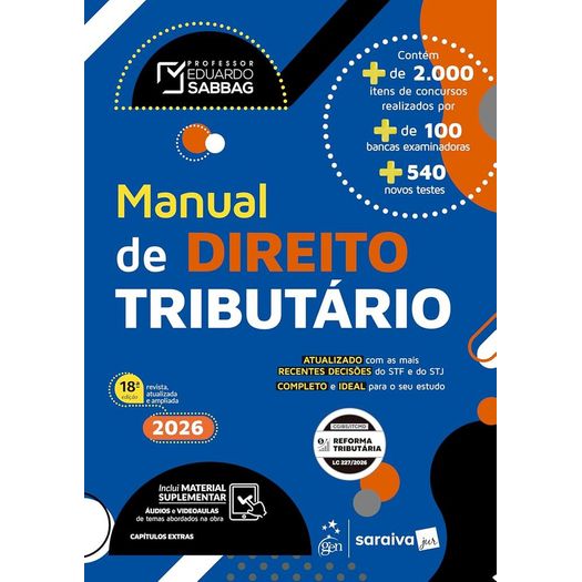 manual de direito tributário - sabbag