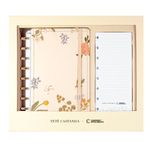 caderno inteligente a5 tetê castanha cultivo + checklist kit