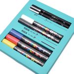 caneta-marcador-pin-posca-artist-s-collection-7-unidades