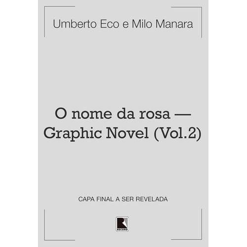 o nome da rosa - graphic novel (vol 2)