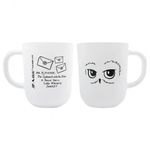 caneca de vidro harry potter coruja 300 ml