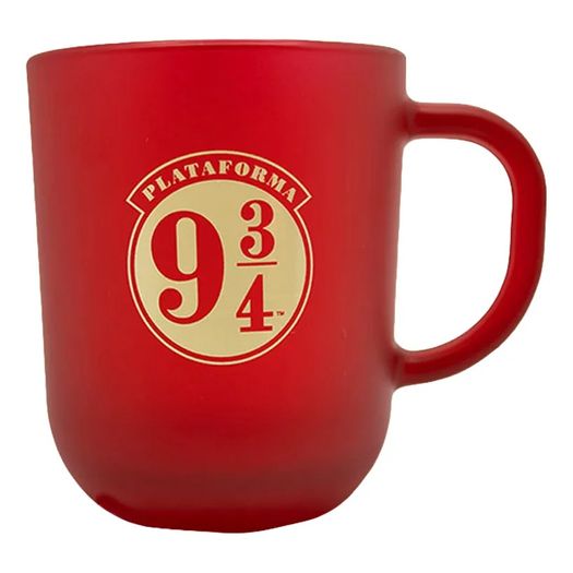 caneca de vidro harry potter plataforma 9 3/4 300 ml