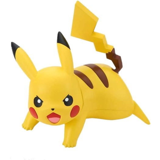 pokémon - pikachu (battle pose) - model kit quick!! - bandai pokémon - pikachu (battle pose) - model kit quick!! - bandai