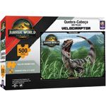 quebra-cabeca-500-pecas-jurassic-rebirth-velociraptor