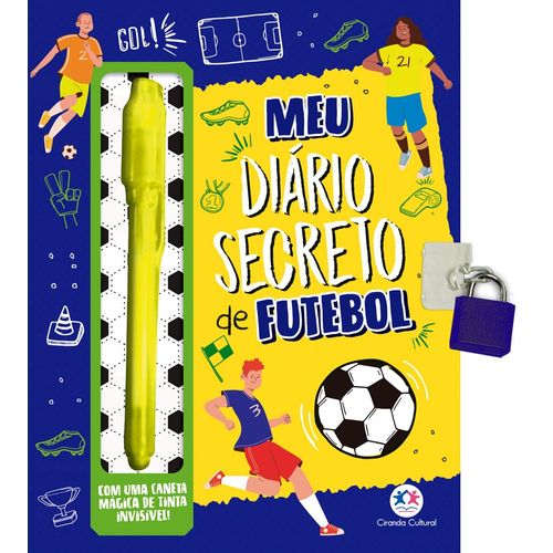 meu livro-diário secreto de futebol