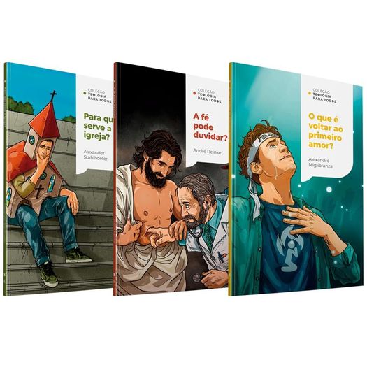 coleção teologia para todos - kit 5 coleção teologia para todos - kit 5