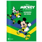 livro de atividades mickey e amigos - diversão em jogo