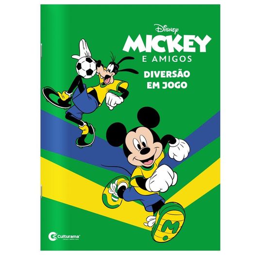 livro de atividades mickey e amigos - diversão em jogo