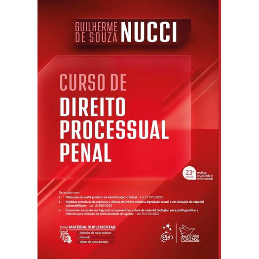 curso de direito processual penal - nucci