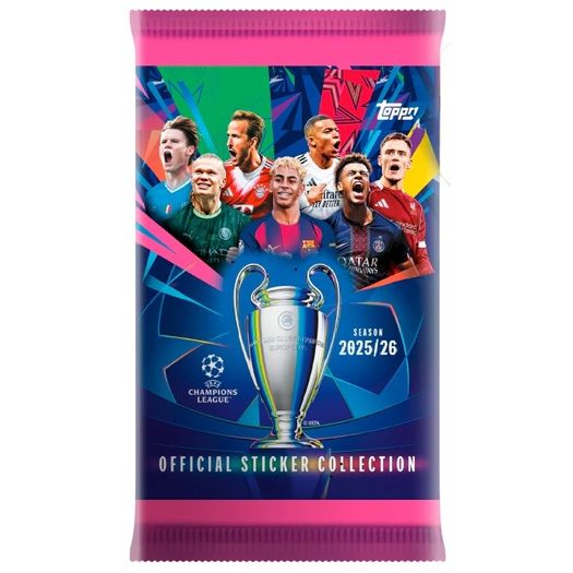 uefa champions league 2025/26 (6 cards) - topps uefa champions league 2025/26 (6 cards) - topps