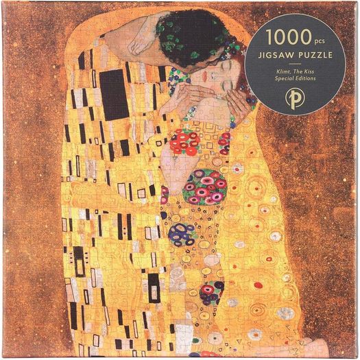quebra-cabeca-1000-pecas-klimt-the-kiss quebra-cabeca-1000-pecas-klimt-the-kiss