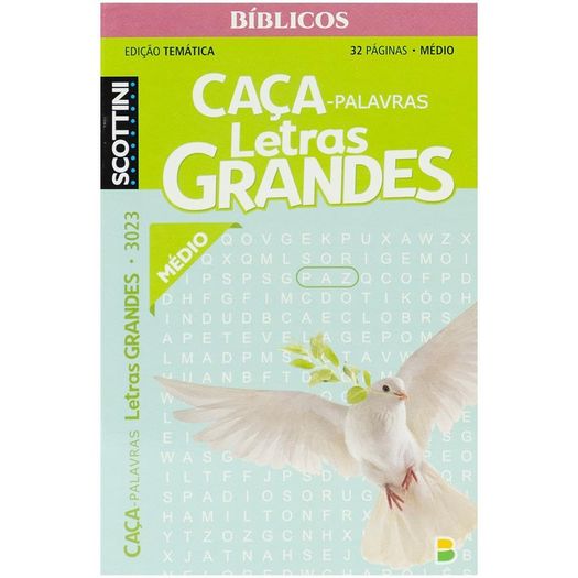 scottini caça palavras grandes bíblico 3023 - médio scottini caça palavras grandes bíblico 3023 - médio