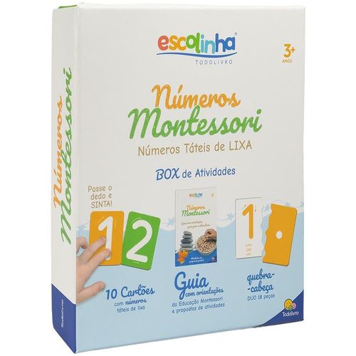 escolinha montessori - números
