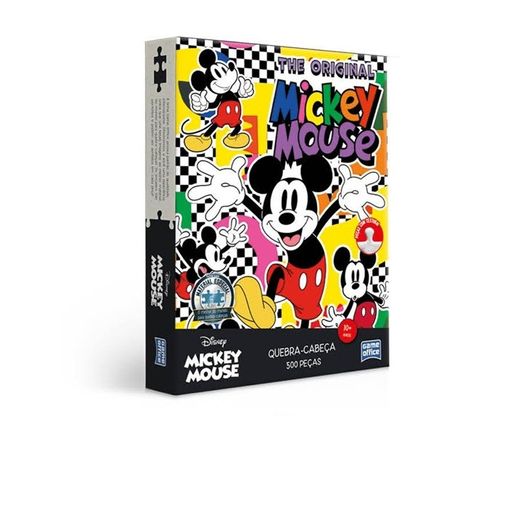 quebra-cabeça 500 peças mickey clássico quebra-cabeça 500 peças mickey clássico