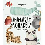 animais em aquarela