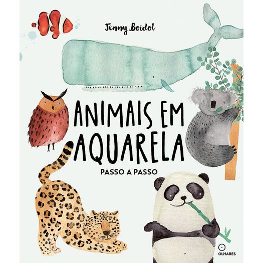 animais em aquarela animais em aquarela